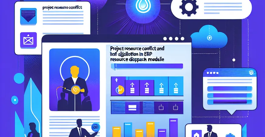  项目资源冲突？ERP资源调度模块的智能分配  